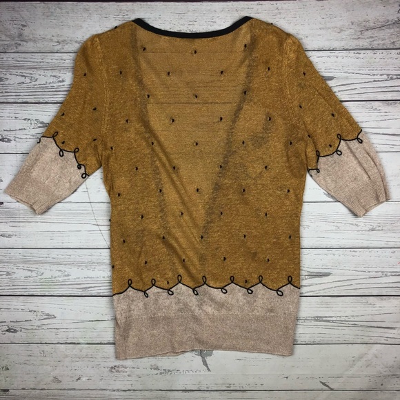 Anthropologie Knitted & Knotted Bird Cardigan - Picture 5 of 6